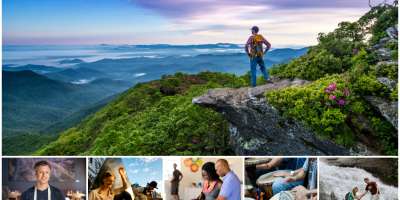 Sweeping mountain views, great food, and lively music create the vibe in Asheville