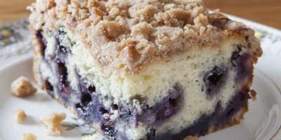 Blueberry Buckle #Recipe | ExploreAsheville.com