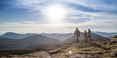 Winter Hiking at Black Balsam Knob Near Asheville, N.C.