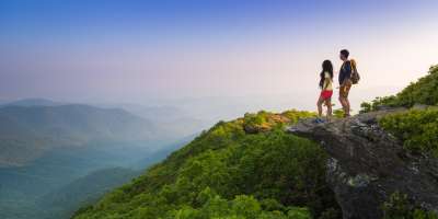 Couple at Craggy Pinnacle