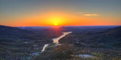 Chimney Rock Sunrise Service