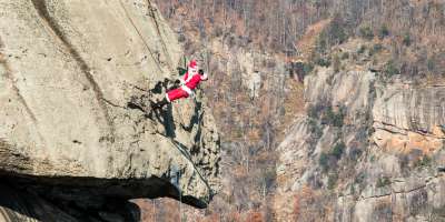 Santa on the Chimney