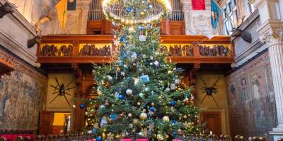 Banquet Hall Tree Christmas at Biltmore Estate 2017