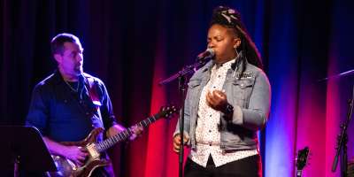 Lyric and Josh Blake perform at the Connect Beyond Festival in Asheville, NC