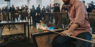 Hot Glass at Lexington Glassworks in Asheville, N.C.