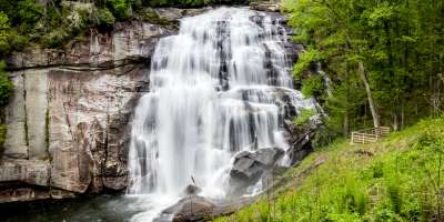 Rainbow Falls in Gorges State Park