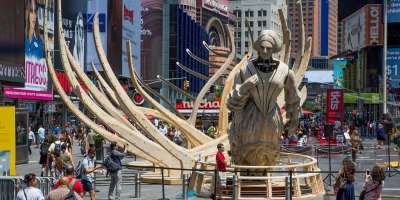 Mel Chin's Wake sculpture installation moves from Times Square to Western North Carolina