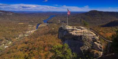 Chimney Rock Park in Fall