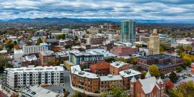 Fall in downtown Asheville