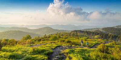 Hiking at Black Balsam