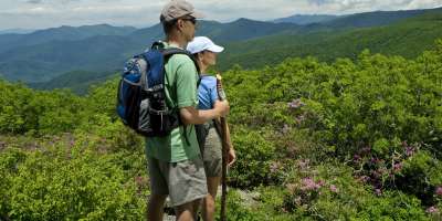 Hiking at Craggy Gardens