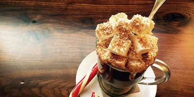 Salted Caramel Hot Chocolate #Recipe | ExploreAsheville.com
