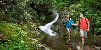 Waterfall Hiking Spring