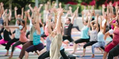 Yoga Rocks the Park