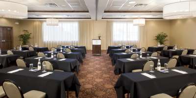 meeting room at the Sheraton Hotel