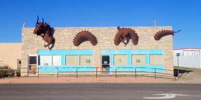 The Story of the Dragon Sculpture in Clayton, New Mexico