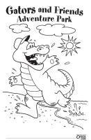 Gators and Friends Coloring Page