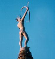 Ad Astra on the Kansas Statehouse
