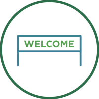 Welcome banner icon