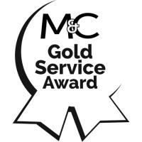 M&C Gold Service Award Seal