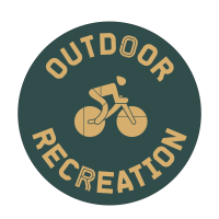 Outdoor Recreation Badge with cycle