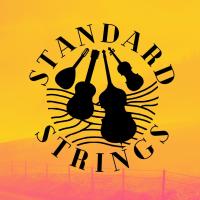 Logo for the band Standard Strings that is playing at Concerts in the Park in 2026