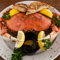Dungeness Crab at Bridgewater Restaurant
