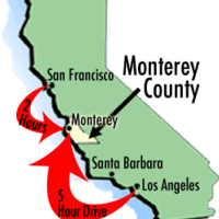 Monterey County CA Map