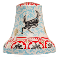 A painted mural on a bell