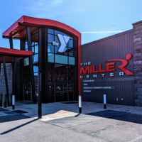 Picture of the front entrance at The Miller Center in Lewisburg PA