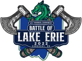 Battle of Lake Erie axe tournament logo