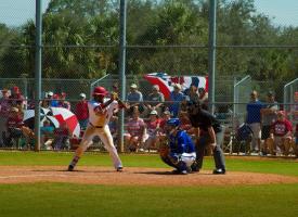 Batter up at Snowbird Baseball Classic Collegiate Tournament in Port Charlotte, Florida