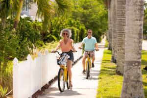 Biking in Historic Downtown Punta Gorda