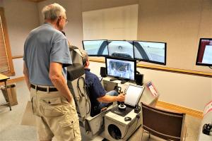 Try a Flight Simulator at the Military Heritage Museum in Punta Gorda, Fla.