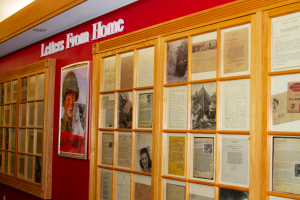 Letters From Home Wall at Military Heritage Museum