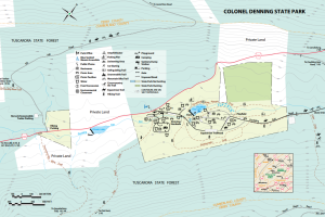Colonel Denning State Park Map