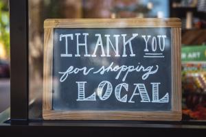 Generic Shop Local Sign