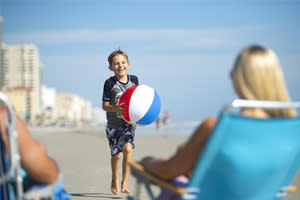 Family enjoying vacation in Daytona Beach