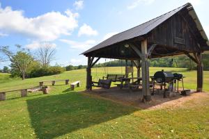 Pavilion and fire pit