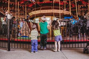 Children by Carousel