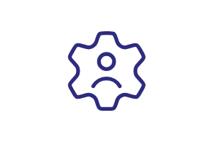 icon of a person in a cog