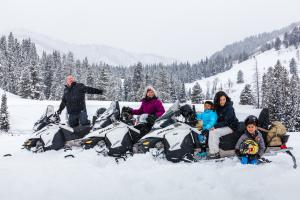 Family Snowmobiling