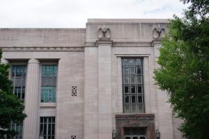 Downtown Post Office with Marble Eagles