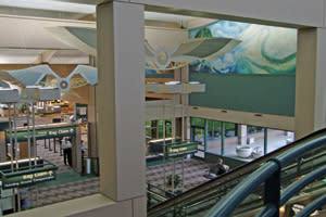 The recent remodel of the lobby is designed to make the Eugene Airport even more efficient