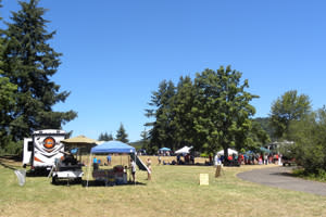 Dexter Lake State Park provided an ideal backdrop for the paddle challenge