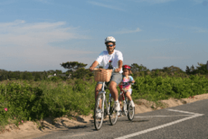 biking