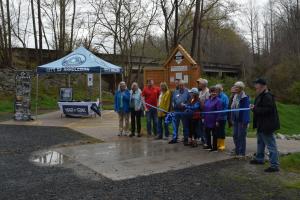 Worthville Access Deep River Ribbon Cutting