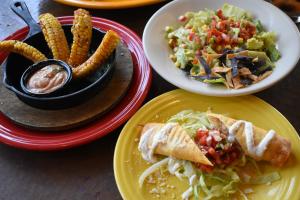 Plates of food from Stokes.