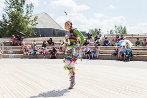 Wanuskewin dancing