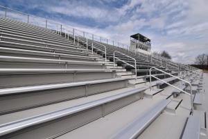 Traction finished bleachers